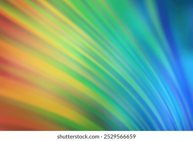 Azul claro, vetor amarelo borrado brilhar fundo abstrato. Ilustração colorida em estilo abstrato com gradiente. Plano de fundo para um telefone celular.