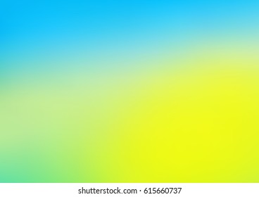 Light Blue, Yellow vector blurred colored illustration. Brand-new design for your business. Creative background in halftone style with gradient.