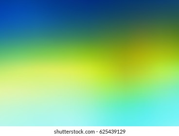 Light Blue, Yellow vector blurred and colored background. Brand-new colored illustration in blurry style with gradient. The blurred design can be used for your web site.