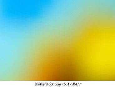 Light Blue, Yellow vector blurred and colored pattern. Shining colored illustration in a brand-new style. The completely new template can be used for your brand book.