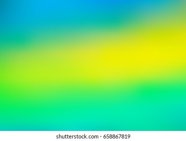 Light Blue, Yellow vector blurred shine abstract template. Colorful abstract illustration with gradient. A completely new template for your business design.