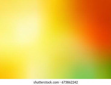 Light Blue, Yellow vector blurred bright background. Creative illustration in halftone style with gradient. The blurred design can be used for your web site.