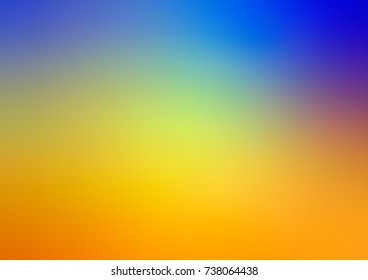 Light Blue, Yellow vector blurred bright background. Colorful illustration in abstract style with gradient. The textured pattern can be used for background.