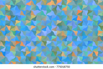 Light Blue, Yellow vector blurred pattern. Colorful abstract illustration with gradient crooked lines. The elegant pattern can be used as part of a brand book.