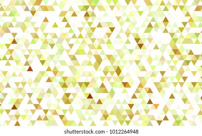 Light Blue, Yellow vector blurry triangle pattern. Modern geometrical abstract illustration with gradient. Brand-new design for your business.