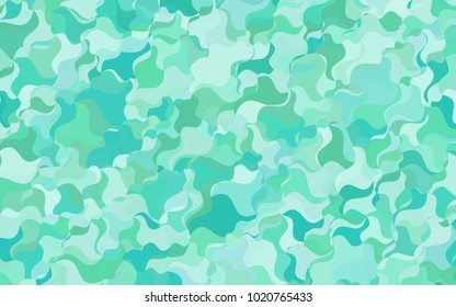Light Blue, Yellow vector blurry arched background. Colorful abstract illustration with gradient crooked lines. The polygonal design can be used for your web site.