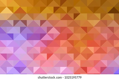 Light Blue, Yellow vector blurry triangle pattern. Creative geometric illustration in Origami style with gradient. Brand-new design for your business.