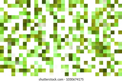 Light Blue, Yellow vector blurry rectangular background. Geometric background in square style with gradient. The pattern can be used for brand-new background.