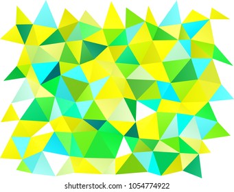 Light Blue, Yellow vector blurry triangle background. A completely new color illustration in a vague style. A completely new design for your business.