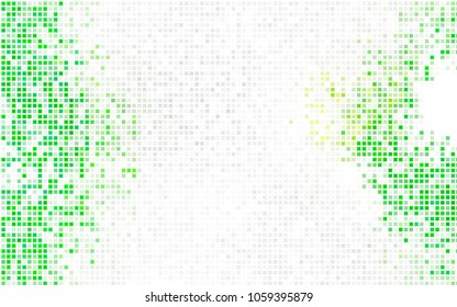 Light Blue, Yellow vector blurry rectangular background. Geometric background in square style with gradient. The pattern can be used for brand-new background.