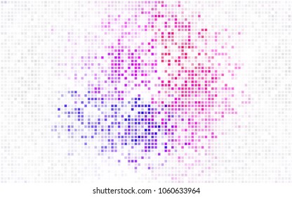 Light Blue, Yellow vector blurry rectangular background. Geometric background in square style with gradient. The pattern can be used for brand-new background.