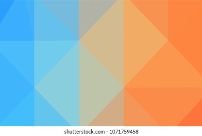 Light Blue, Yellow vector blurry triangle texture. Shining colored illustration in a new style. Brand-new style for your business design.
