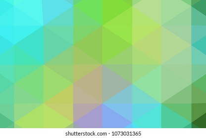 Light Blue, Yellow vector blurry triangle texture. Colorful illustration in abstract style with gradient. That new template can be used for your brand book.