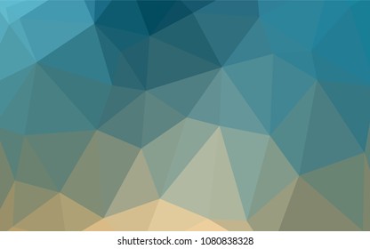 Light Blue, Yellow vector blurry triangle texture. Glitter abstract illustration with an elegant design. A completely new template for your business design.