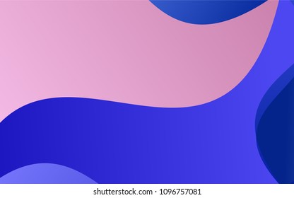 Light Blue, Yellow vector blurry arched pattern. Creative geometric illustration in Origami style with gradient. The pattern of blurred lines for your business design.