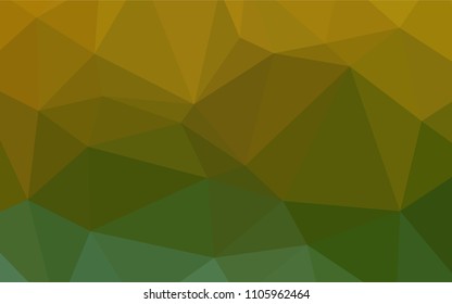 Light Blue, Yellow vector blurry triangle pattern. Colorful illustration in polygonal style with gradient. That new template can be used for your brand book.