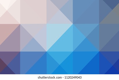 Light Blue, Yellow vector blurry triangle pattern. Modern geometrical abstract illustration with gradient. A completely new design for your business.