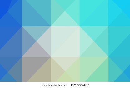 Light Blue, Yellow vector blurry triangle template. Shining colored illustration in a new style. That new template can be used for your brand book.