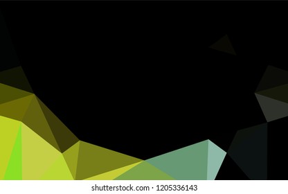 Light Blue, Yellow vector blurry hexagon template. Brand new colored illustration in blurry style with gradient. The elegant pattern can be used as part of a brand book.