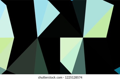 Light Blue, Yellow vector blurry hexagon texture. A vague abstract illustration with gradient. A completely new design for your business.