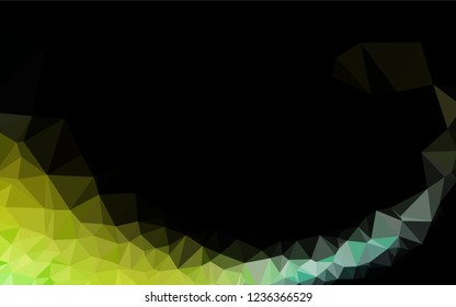 Light Blue, Yellow vector blurry hexagon texture. Colorful abstract illustration with gradient. A new texture for your design.