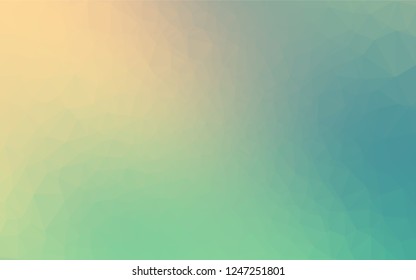 Light Blue, Yellow vector blurry hexagon pattern. Creative geometric illustration in Origami style with gradient. The completely new template can be used for your brand book.