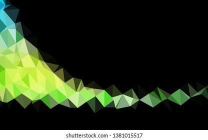 Light Blue, Yellow vector blurry triangle template. Shining colored illustration in a Brand new style. Brand new design for your business.