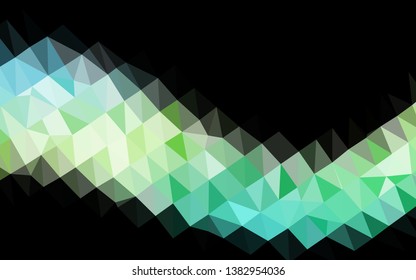 Light Blue, Yellow vector blurry triangle texture. Brand new colorful illustration in with gradient. Brand new style for your business design.
