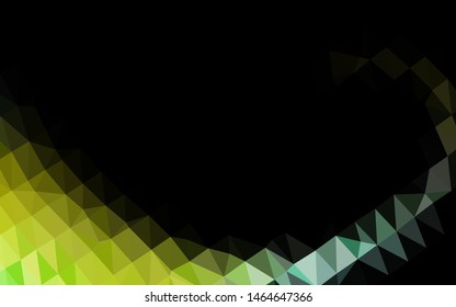 Light Blue, Yellow vector blurry triangle texture. Brand new colorful illustration in with gradient. Triangular pattern for your business design.