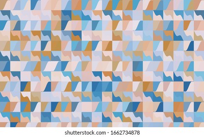 Plantilla triángulo de color azul claro, vectorial amarillo. Muestra con formas polígonas. Una nueva textura para tu diseño.