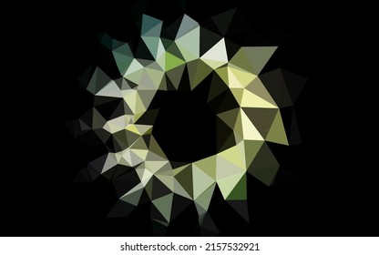 Light Blue, Yellow vector blurry triangle pattern. Shining illustration, which consist of triangles. Brand new design for your business.