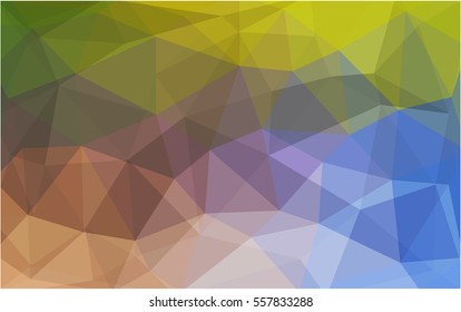 Light Blue Yellow vector blurry triangle background design. Geometric background in Origami style with gradient. 