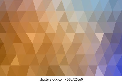 Light Blue Yellow vector blurry triangle background design. Geometric background in Origami style with gradient. 