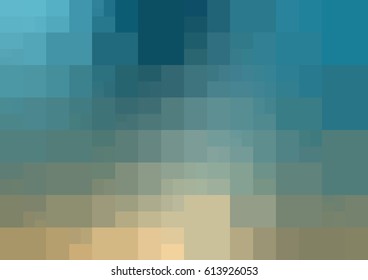 Light Blue, Yellow vector blurry rectangle background design. Geometric background in Origami style with gradient. 
