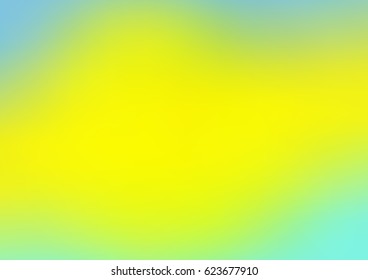 Light blue, yellow vector blurry hexagon background design. Geometric background in Origami style with gradient. 