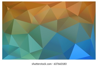 Light Blue, Yellow vector blurry triangle background design. Geometric background in Origami style with gradient. 