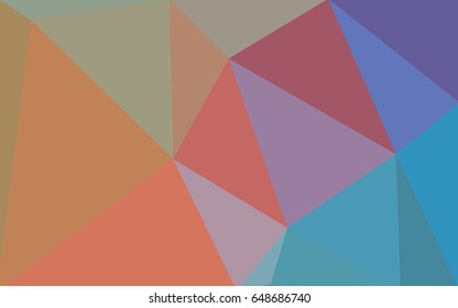Light Blue, Yellow vector blurry triangle background design. Geometric background in Origami style with gradient. 