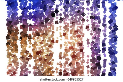 Light Blue, Yellow vector blurry rectangular background. Geometric background in square style with gradient. The pattern can be used for brand-new background.