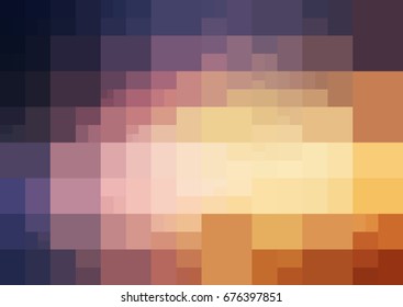 Light Blue, Yellow vector blurry rectangle background design. Geometric background in Origami style with gradient. 