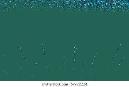 Light Blue, Yellow vector blurry hexagon background design. Geometric background in Origami style with gradient. 