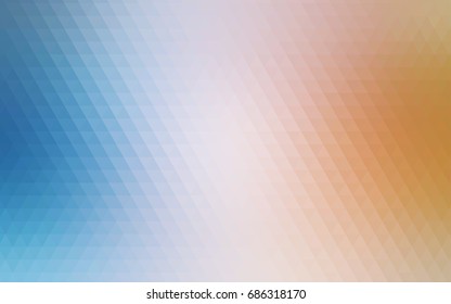 Light Blue, Yellow vector blurry triangle background. An elegant bright illustration with gradient. The completely new template can be used for your brand book.