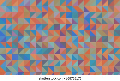 Light Blue, Yellow vector blurry triangle pattern. Geometric illustration in Origami style with gradient.  Brand-new design for your business.