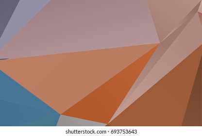 Light Blue, Yellow vector blurry triangle pattern. Brand-new colored illustration in blurry style with gradient. Triangular pattern for your business design.