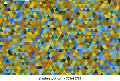 Light Blue, Yellow vector blurry triangle background. Shining colored illustration in a brand-new style. The polygonal design can be used for your web site.
