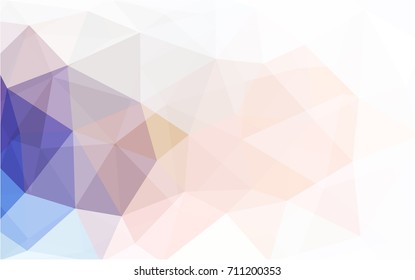 Light Blue, Yellow vector blurry triangle background design. Geometric background in Origami style with gradient. 