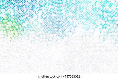 Light Blue, Yellow vector blurry rectangular background. Geometric background in square style with gradient. The pattern can be used for brand-new background.