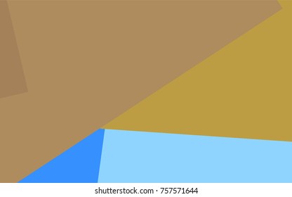 Light Blue, Yellow vector blurry rectangular background. Geometric background in square style with gradient. The pattern can be used for brand-new background.