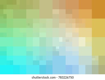 Light Blue, Yellow vector blurry rectangle background design. Geometric background in Origami style with gradient. 