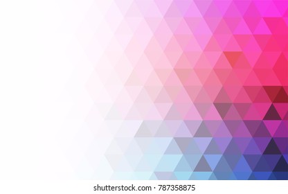 Light Blue, Yellow vector blurry triangle pattern. Brand-new colored illustration in blurry style with gradient. The elegant pattern can be used as part of a brand book.