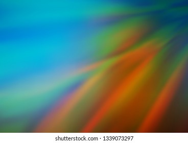 Light Blue, Yellow vector bokeh and colorful pattern. Colorful illustration in abstract style with gradient. The best blurred design for your business.